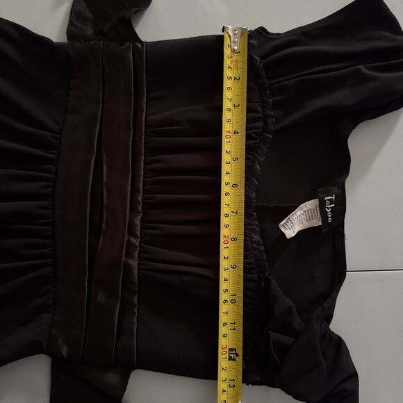 VTG Taboo Babydoll Dress Small Runs Smaller Y2K Whimsigoth Babydoll Stretchy - Picture 9 of 10